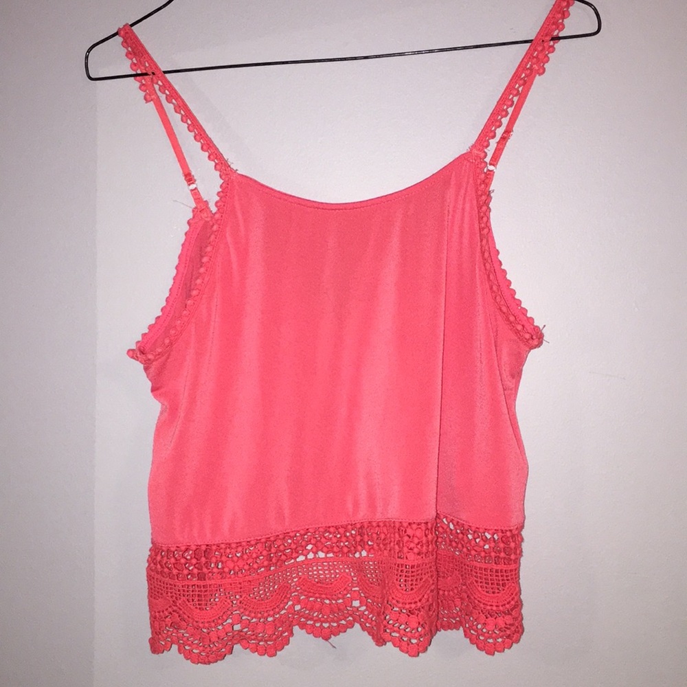 Hot Pink Cropped Tank